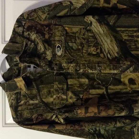 Boys Russell outdoor camouflage shirt - Picture 1 of 7